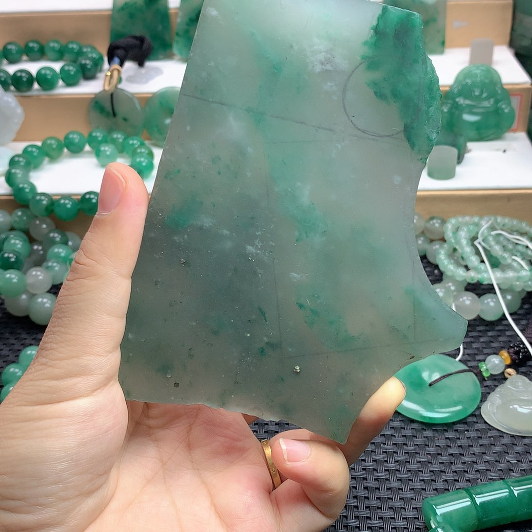 未镶嵌石英质玉珠宝半成品