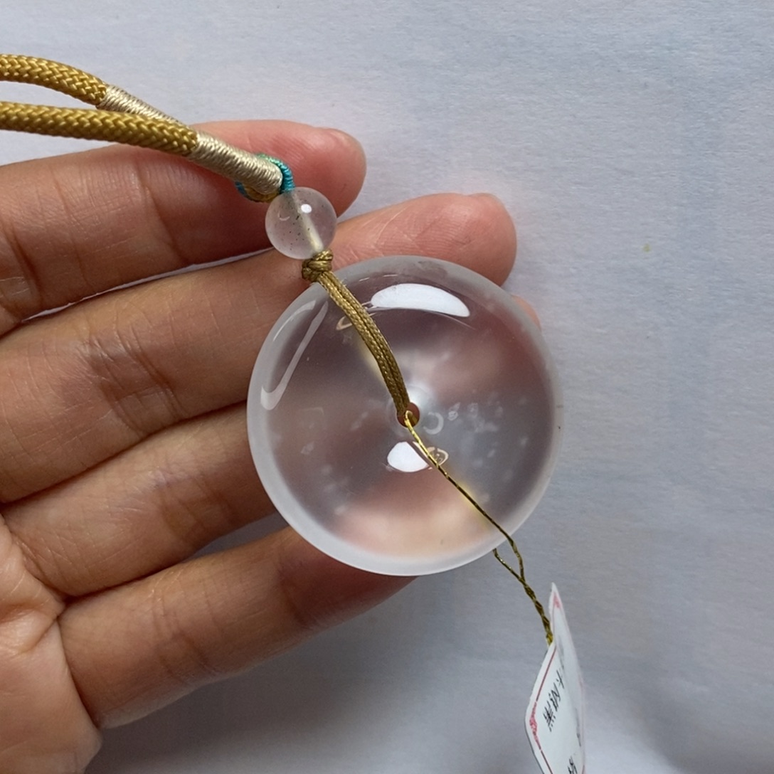 石英质玉平安扣未镶嵌乐***记