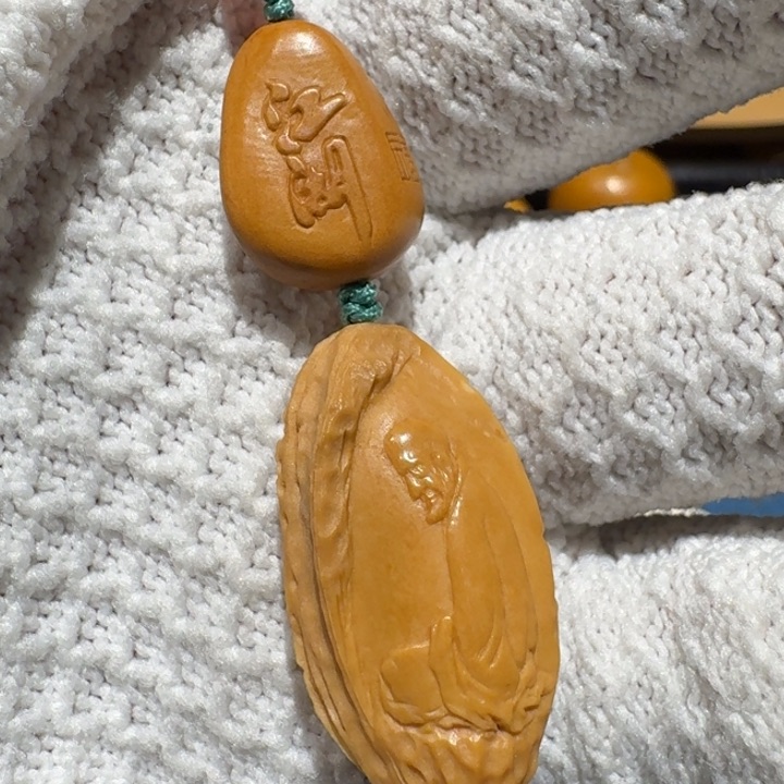 橄榄核手串/手链核雕艺术