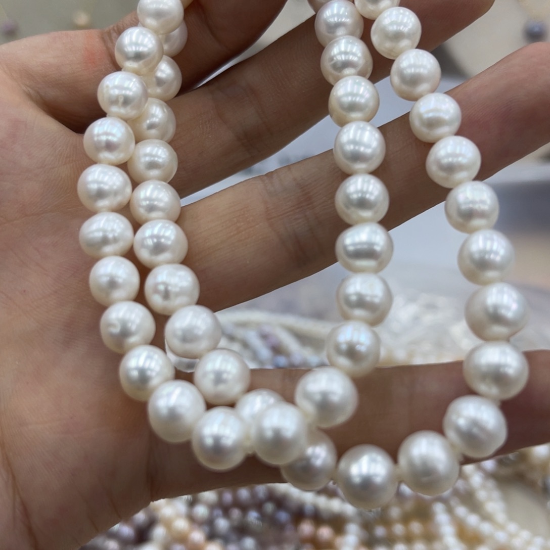 淡水珍珠合金颈饰02219