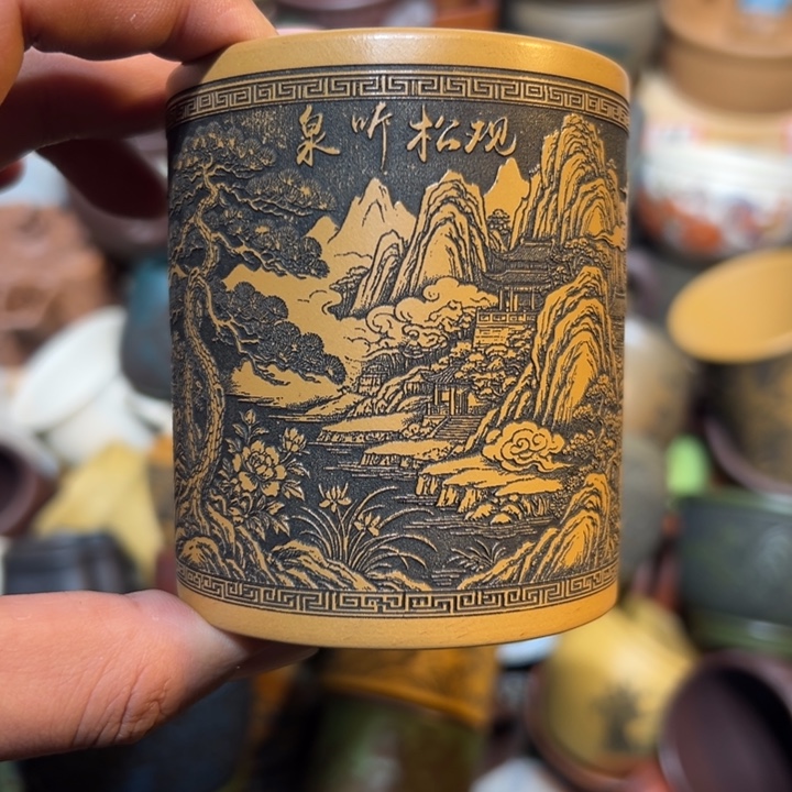 紫砂茶杯宜兴紫砂主人杯