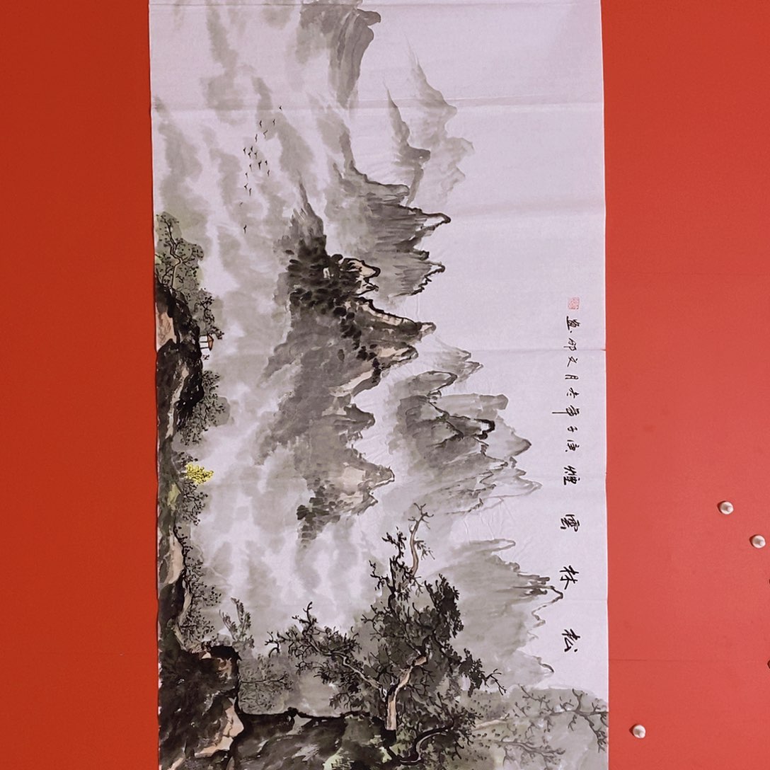 国画山水花鸟字画书画
