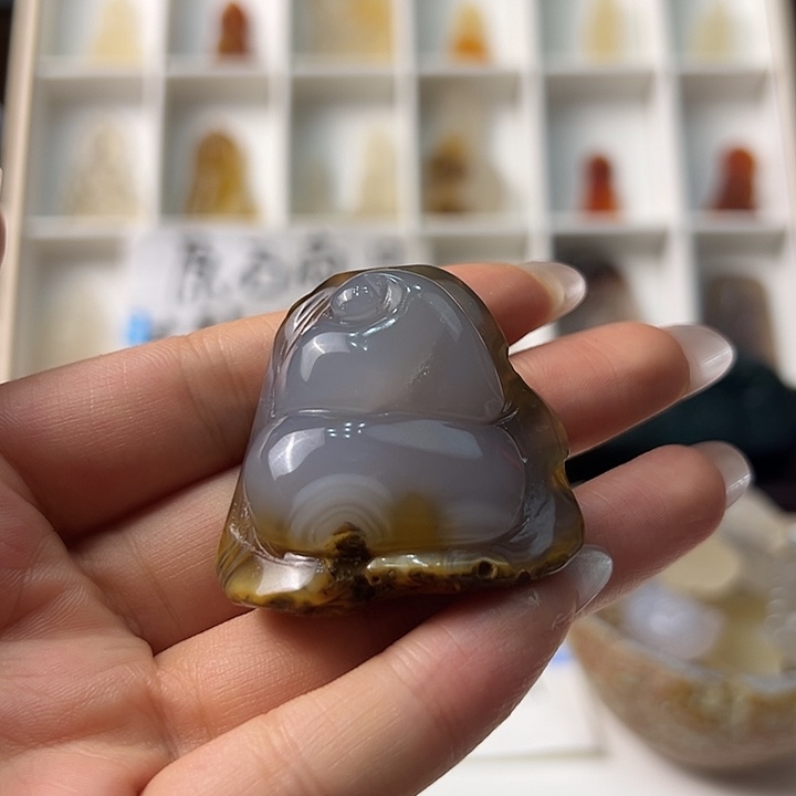 玛瑙/玉髓颈饰合金