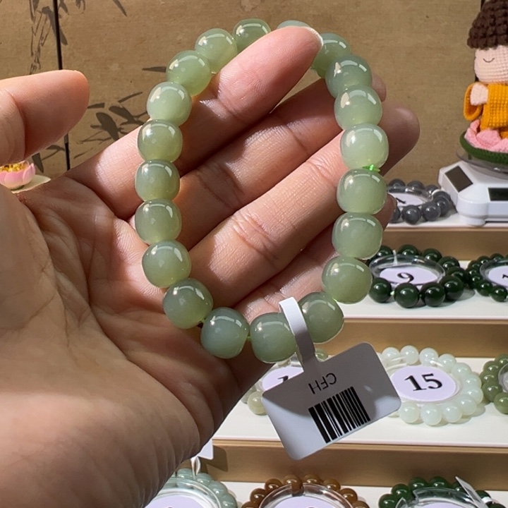 和田玉未镶嵌手串