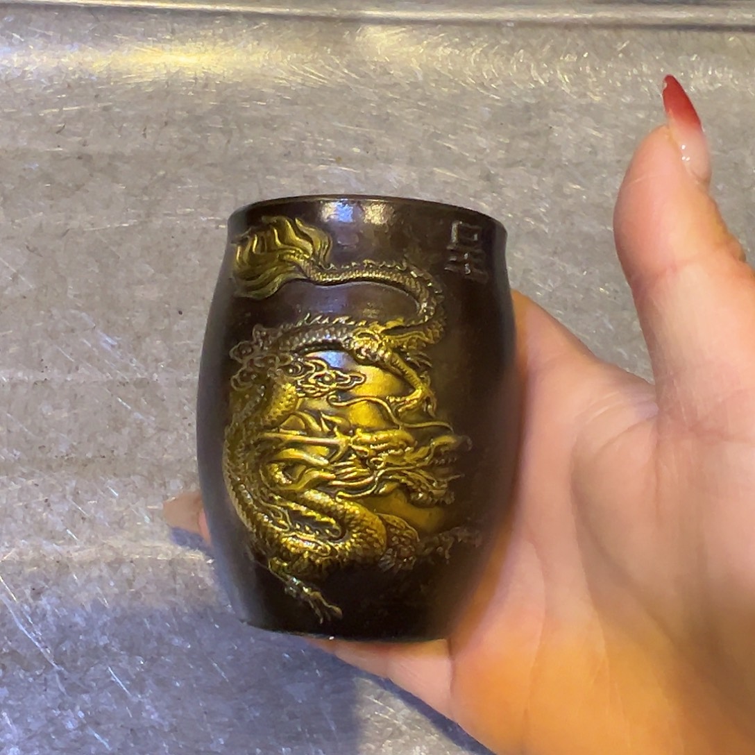 黄铜摆件，文房摆件