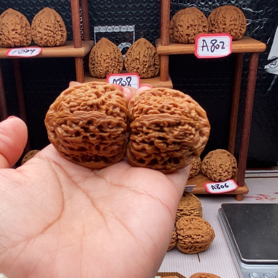 文玩核桃吊坠南疆2右41-40-38