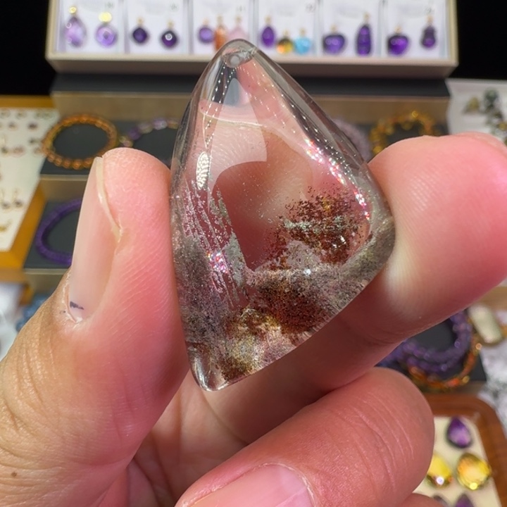 颈饰未镶嵌水晶吊坠