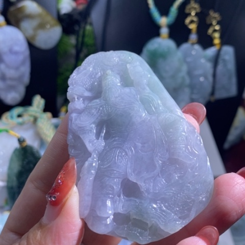 【闪购商品】颈饰未镶嵌翡翠关公