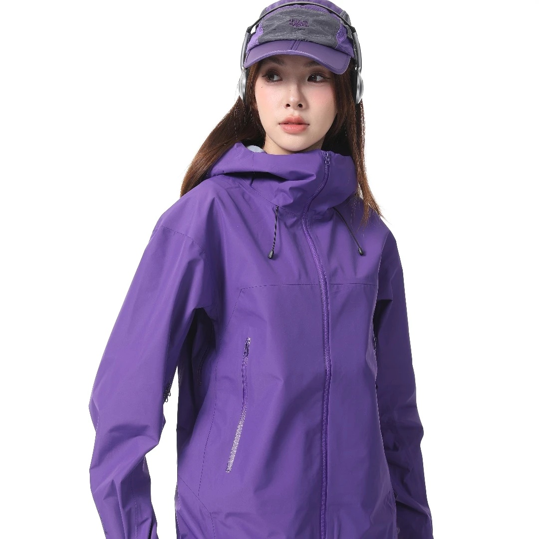 台州品质新款SL硬壳冲锋衣全热封压胶溢胶单层登山服冷热外套