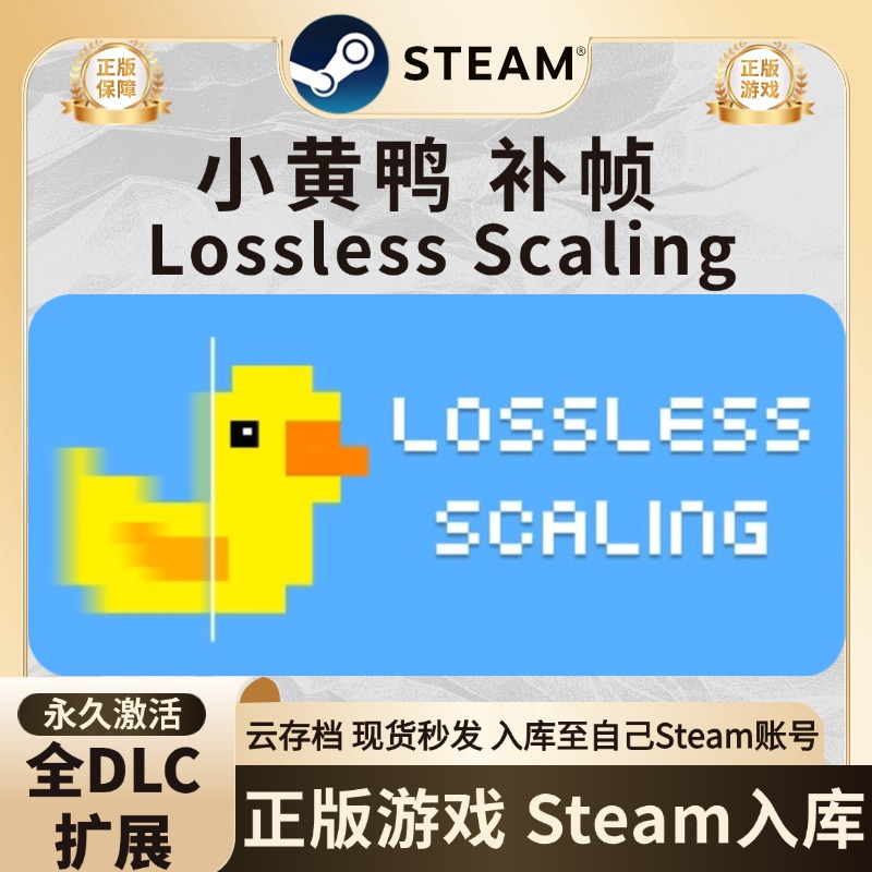 steam小黄鸭 补帧Lossless Scaling激活码入库steam入库