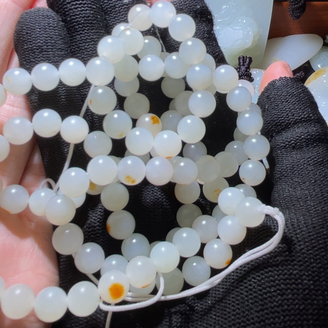 蒋***少和田玉未镶嵌挂件