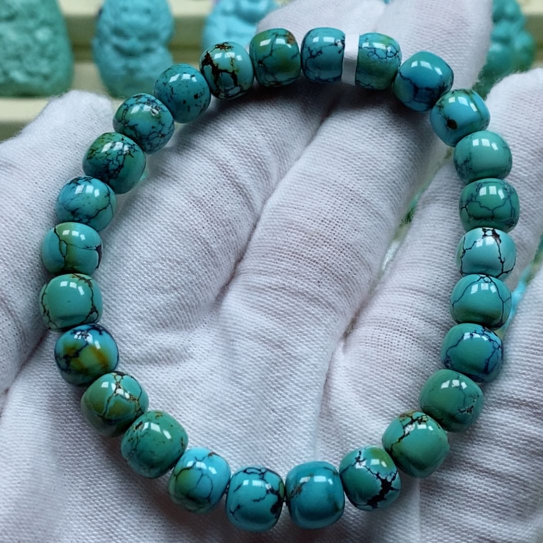 绿松石珠宝奇石未镶嵌凡*夫