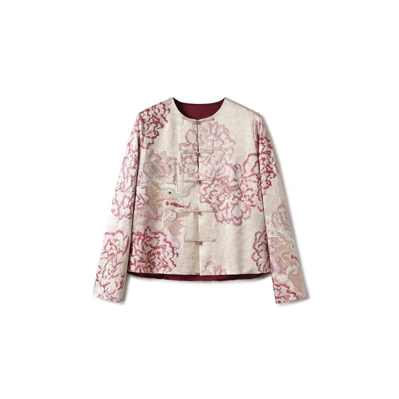 101-150直播拍定制链接南油清货长袖高端轻奢新中式复古气质外套