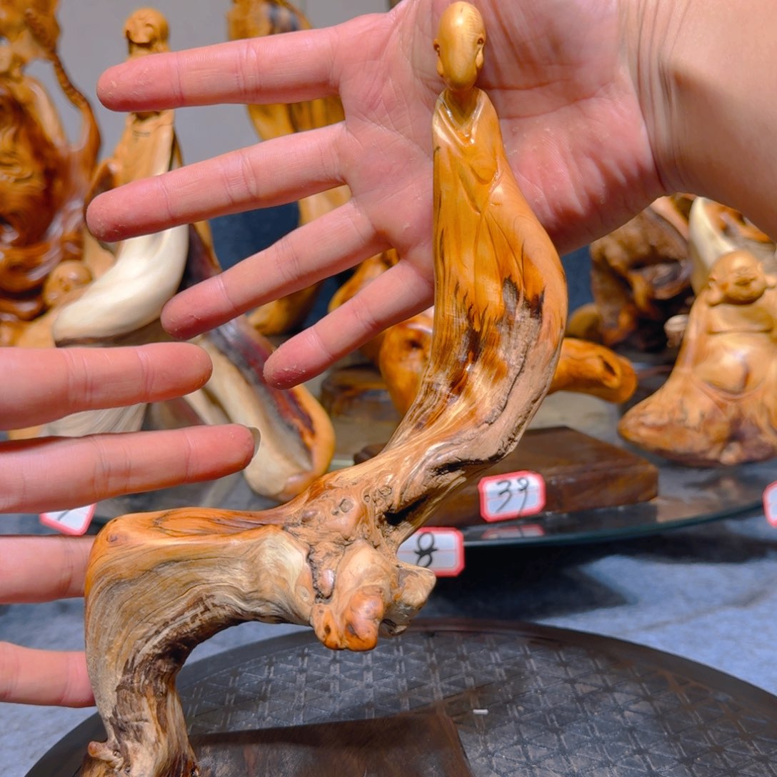 柏木（崖柏）崖柏手把件摆件