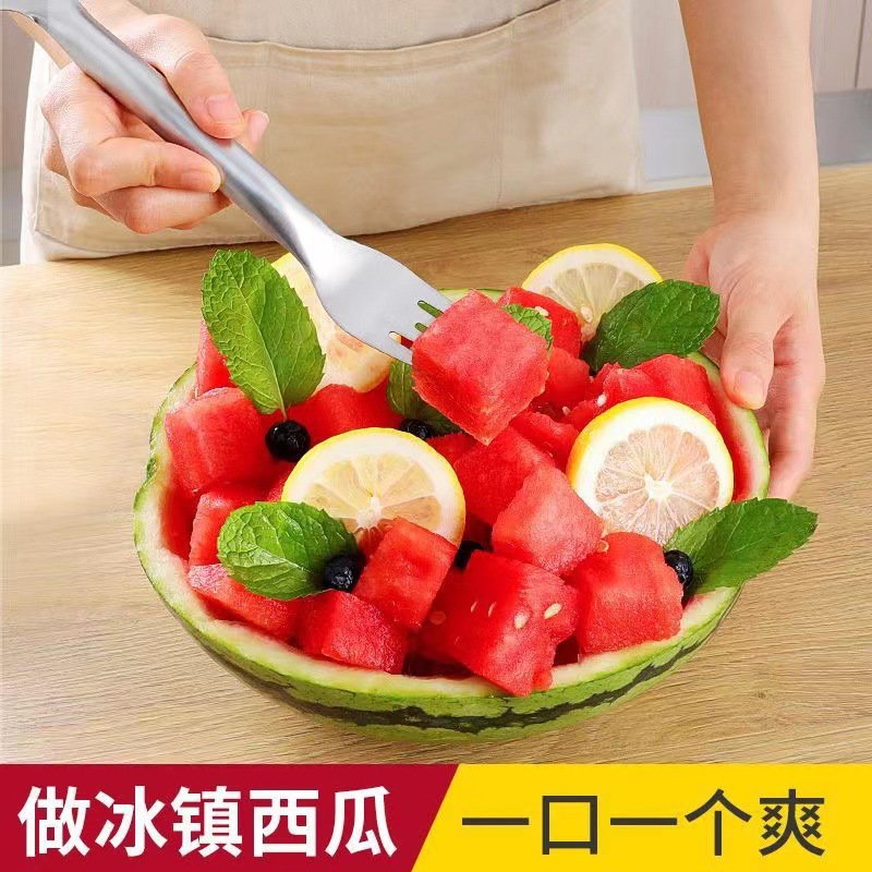 西瓜切块神器家用切叉两用水果叉果肉分割工具开西瓜神器吃瓜专用