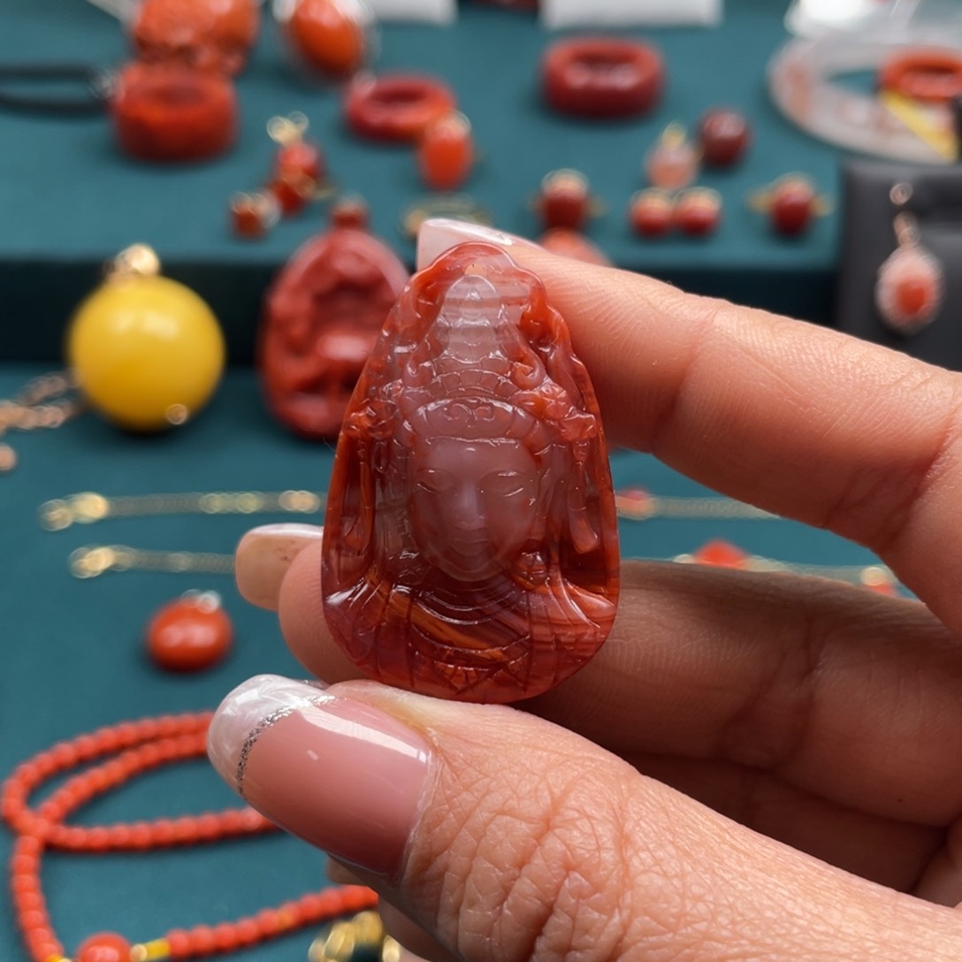 南红玛瑙南红吊坠未镶嵌