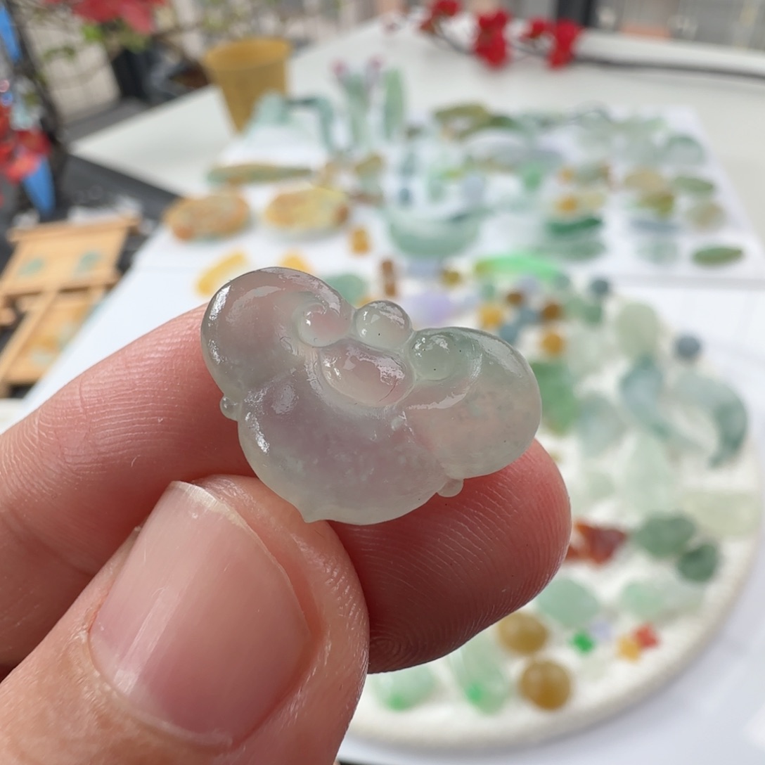 定制翡翠未镶嵌定制翡翠毛货不退不换