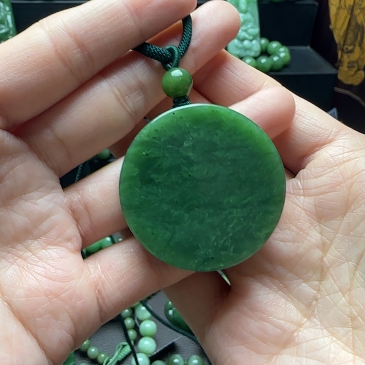 和田玉（碧玉）吊坠未镶嵌