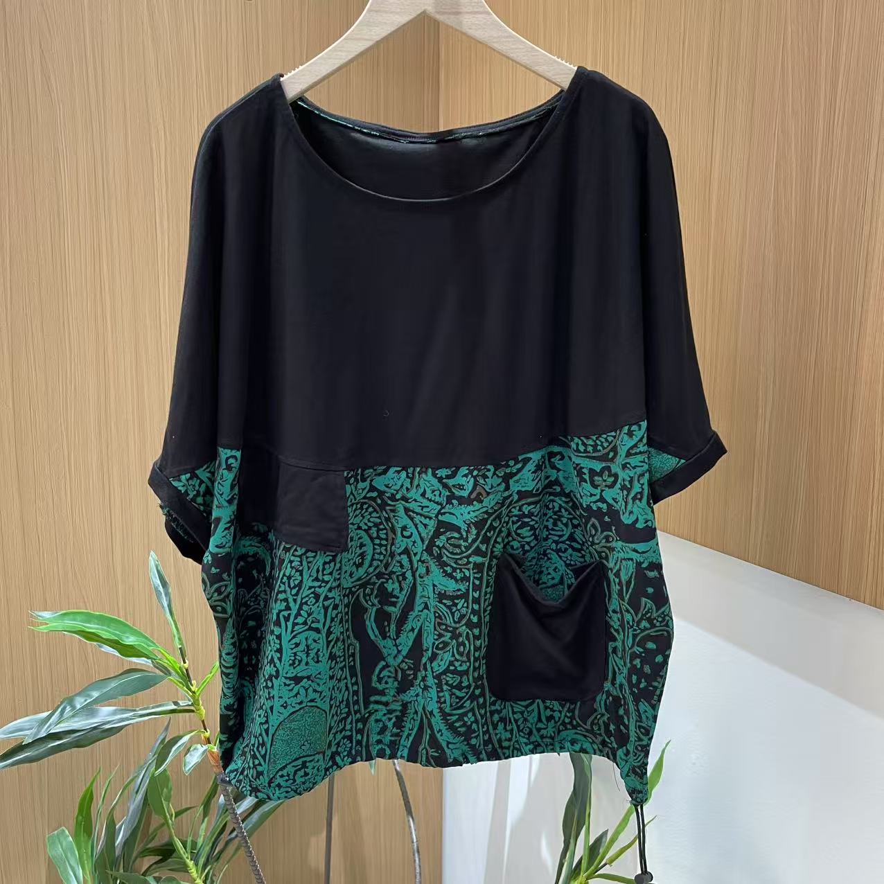 17299新款夏季简约时尚休闲时尚显瘦短袖T恤