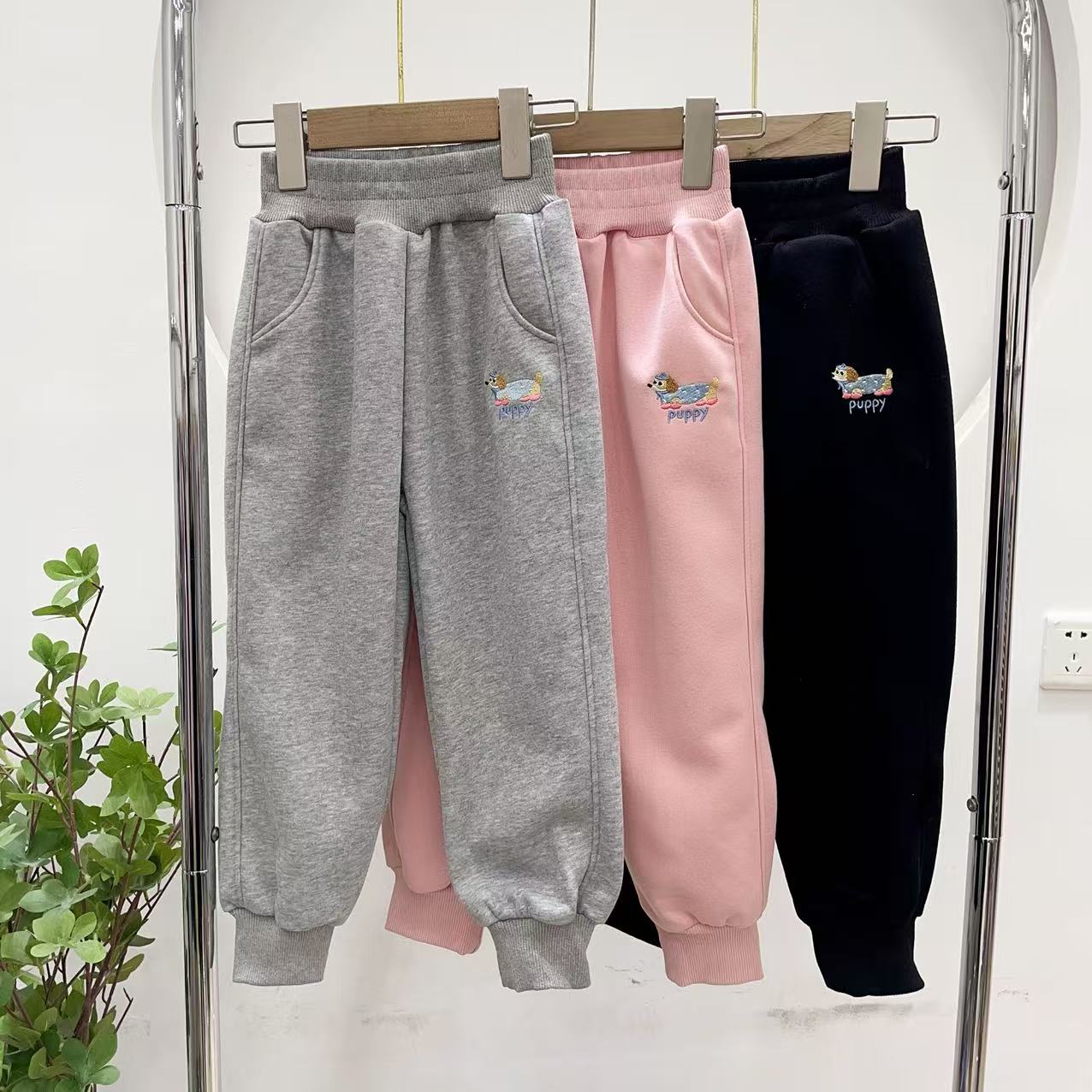 【腊肠狗】儿童春季新款运动裤12345