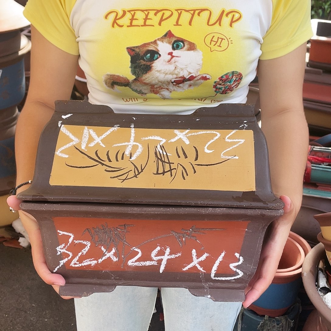 32黄马槽+31红马槽花盆花盆