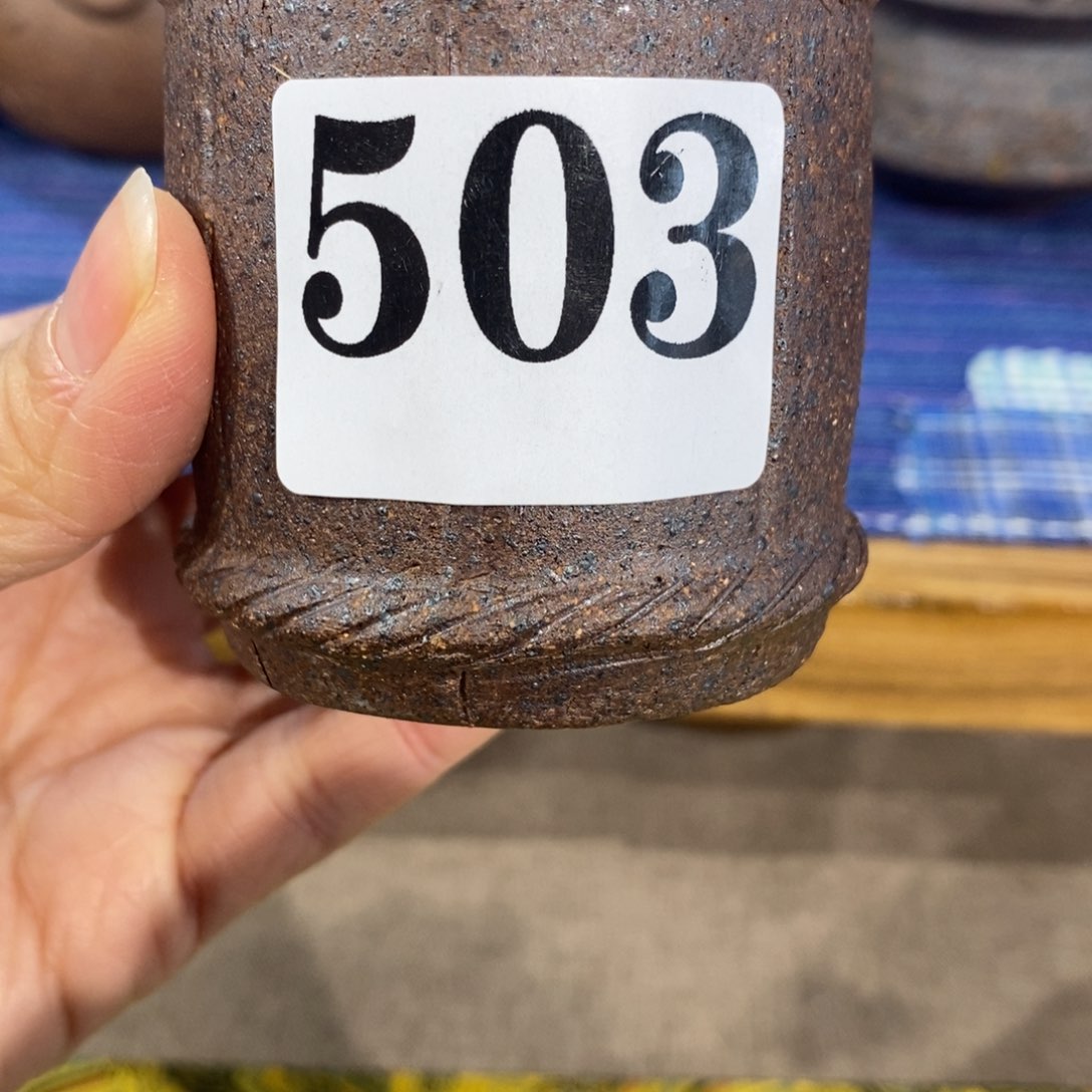 高温粗瓷福利竹节杯503