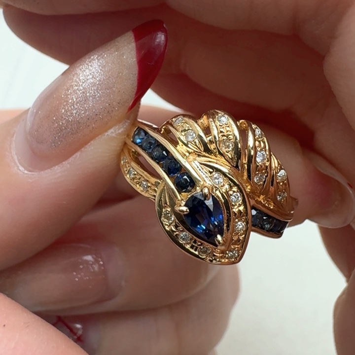 蓝宝石戒指未镶嵌