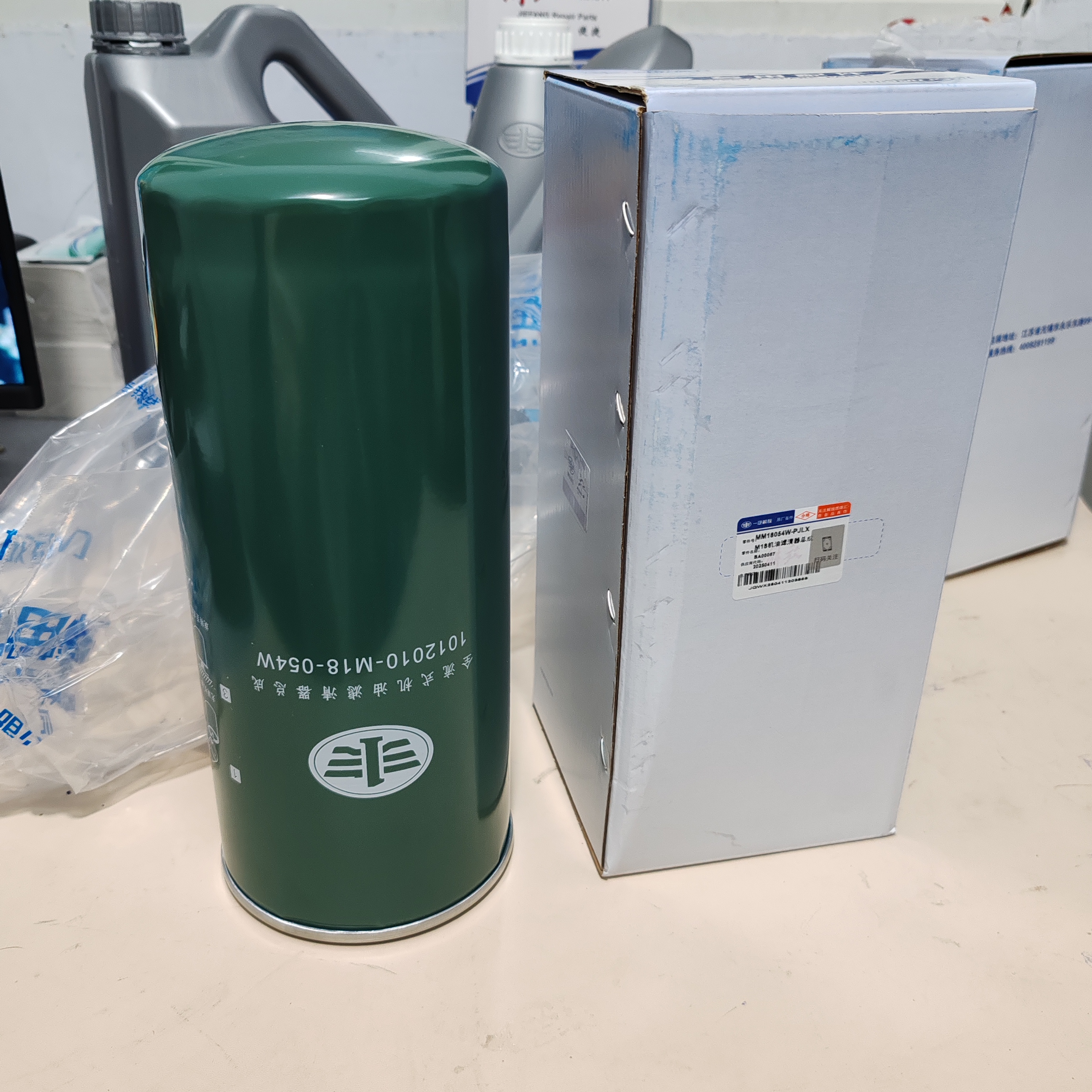 解放J6J7锡柴原厂机油滤芯054W长效机油滤芯滤清器