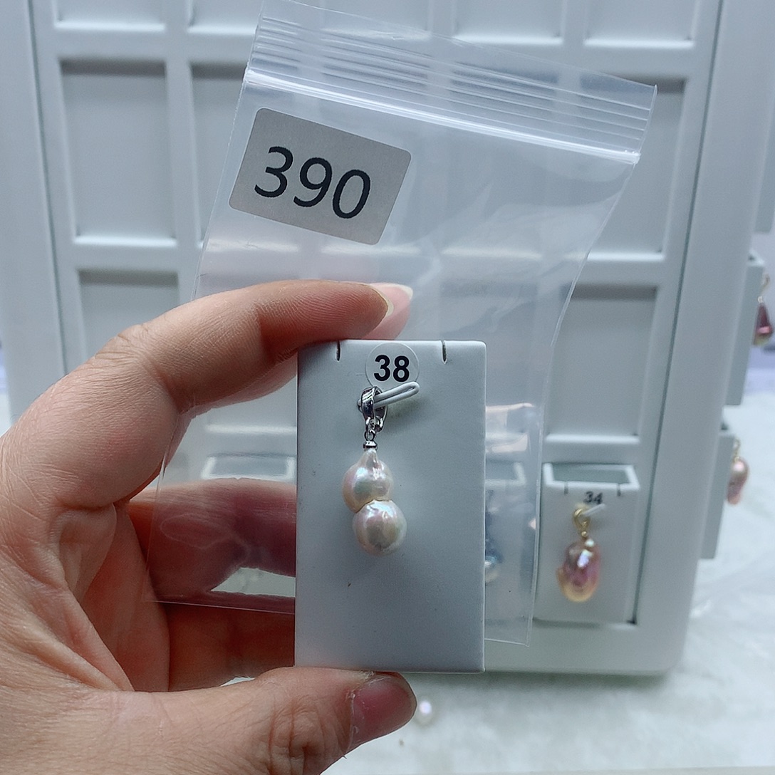 吊坠(不含链)合金淡水珍珠