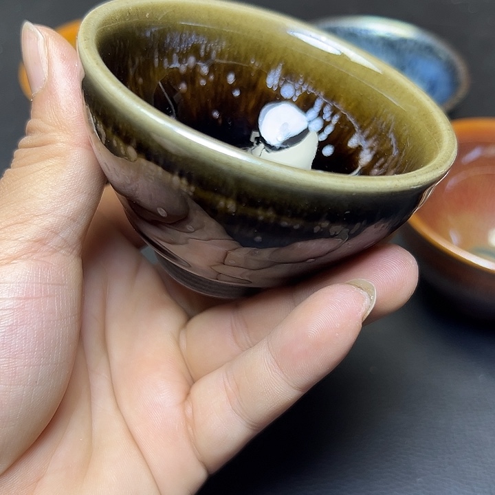 茶盏建盏油滴8.8口径