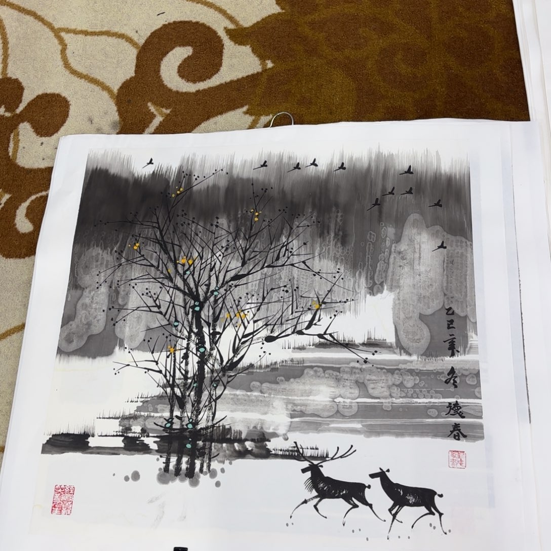 国画刘德春李欣主播