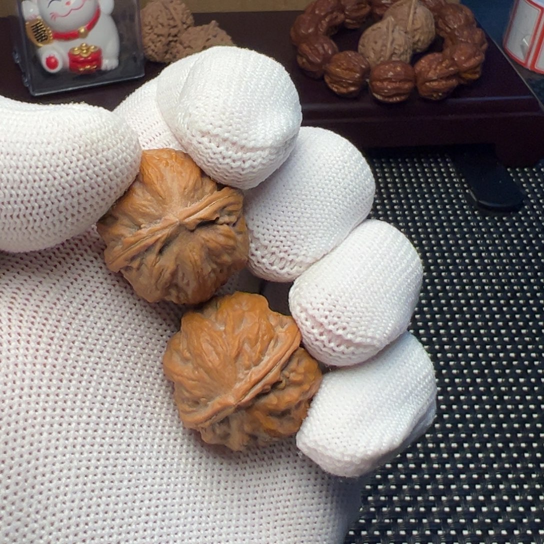 把件文玩核桃小八棱