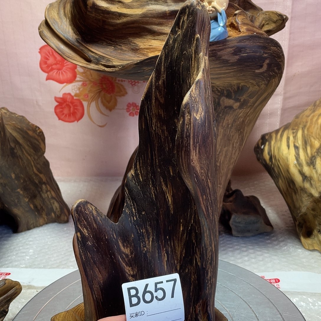 吴***务玉木（非红木类）土沉香香木摆件