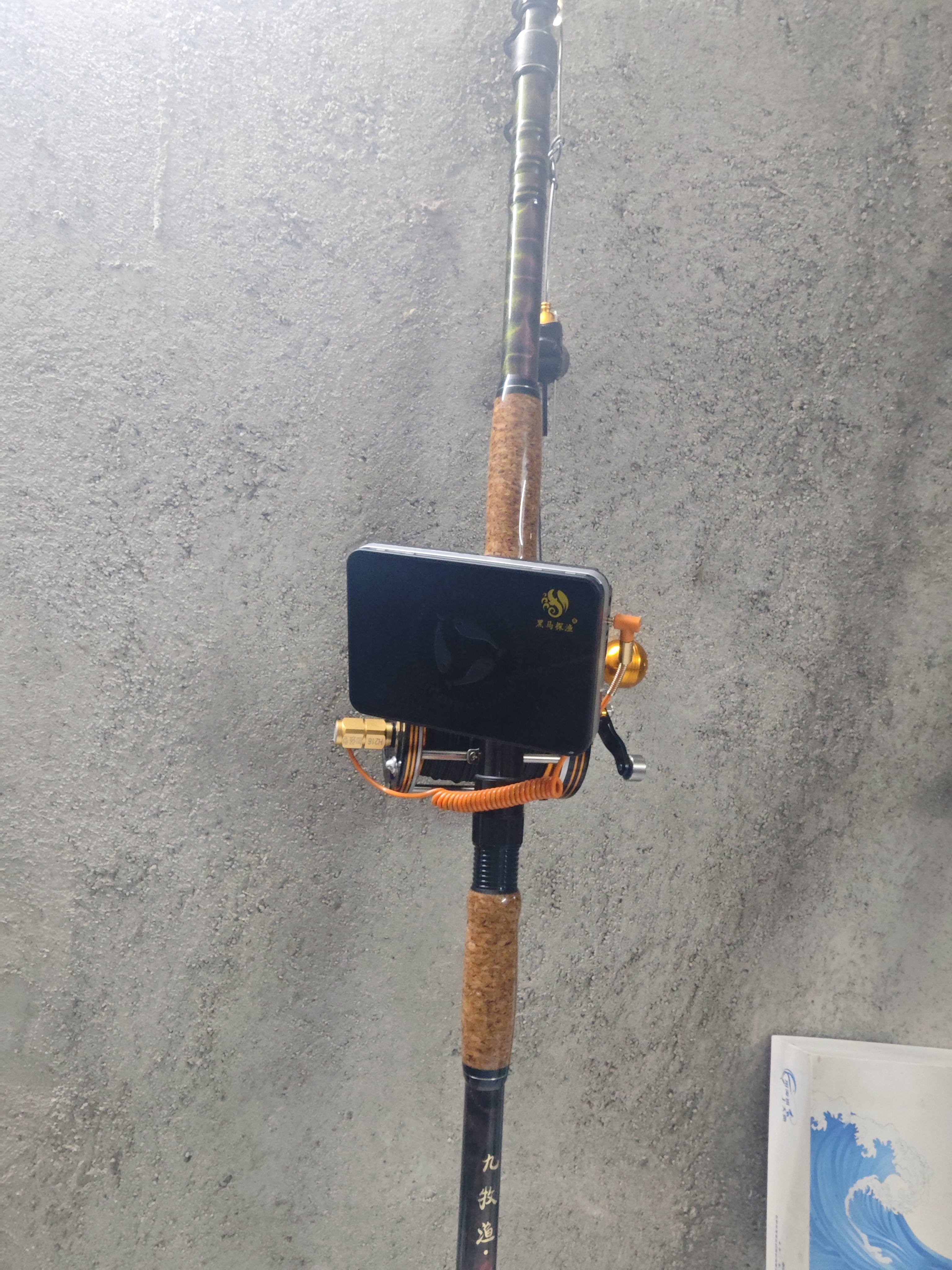 便携伸缩微物路亚竿钛合金碳素材质实木握把