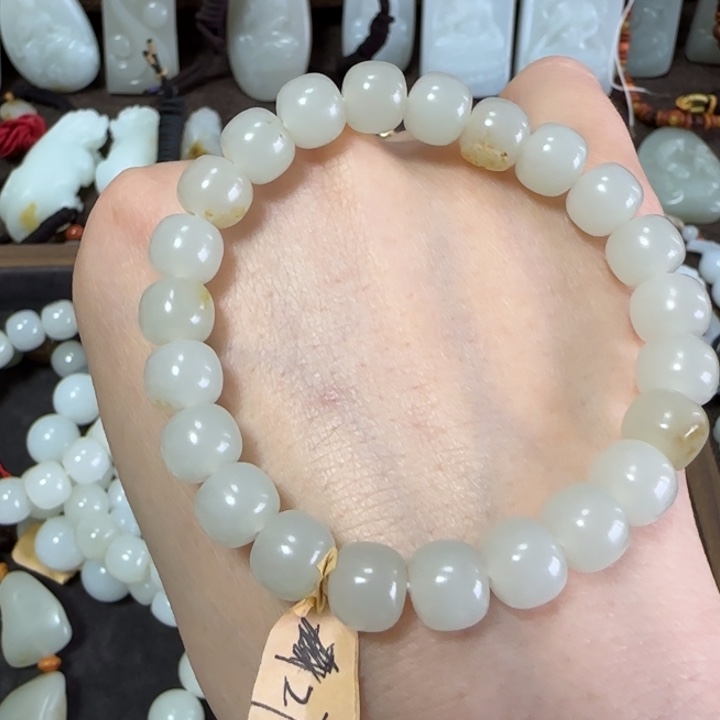 和田玉手链未镶嵌