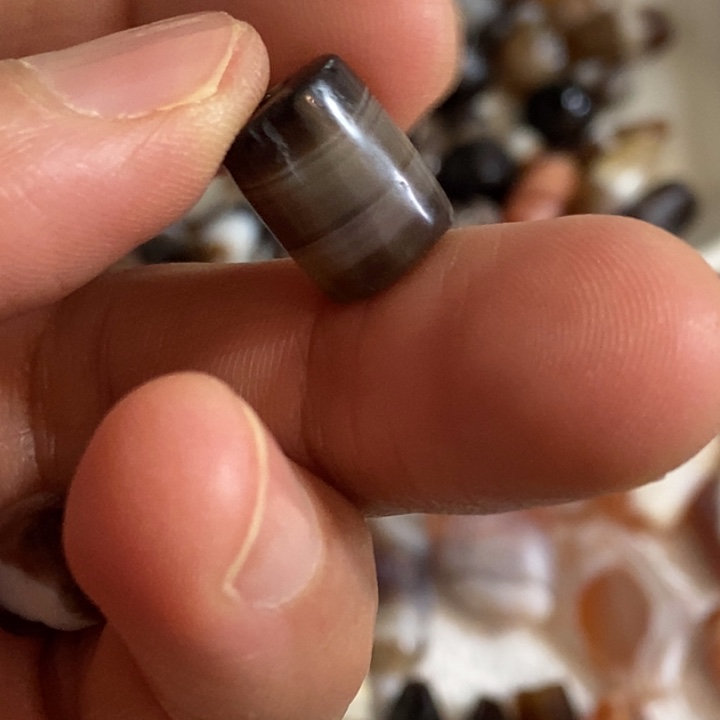 太****花岗石铁合金藏传古珠珠