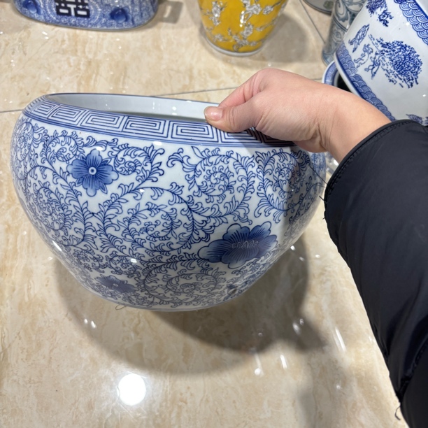 陶瓷花盆摆件……摆件