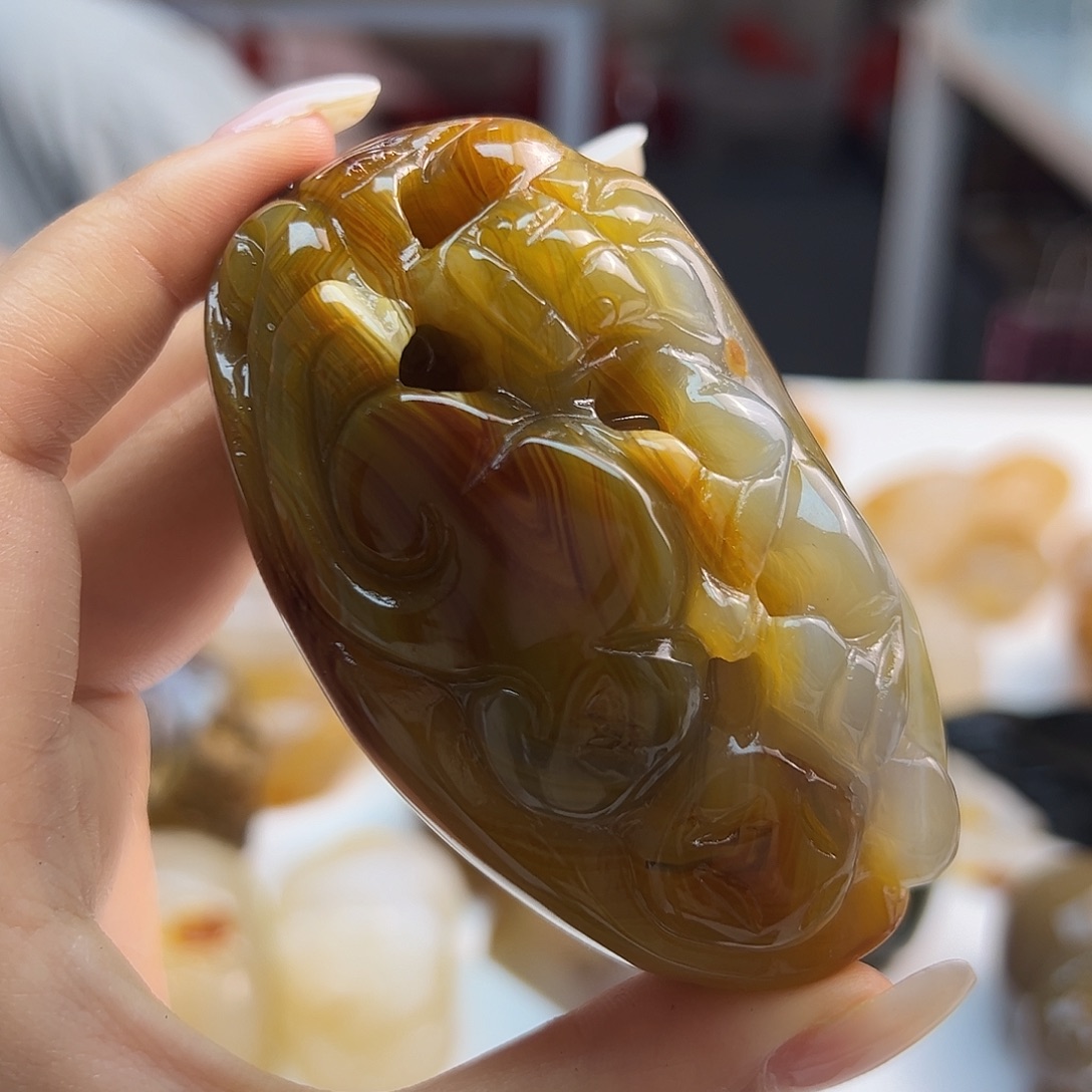 玛瑙/玉髓未镶嵌颈饰