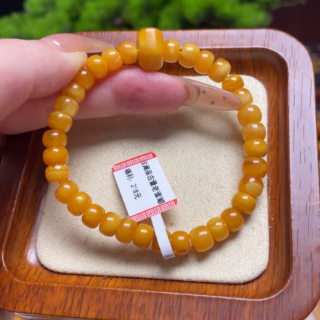 蜜蜡手链未镶嵌手串