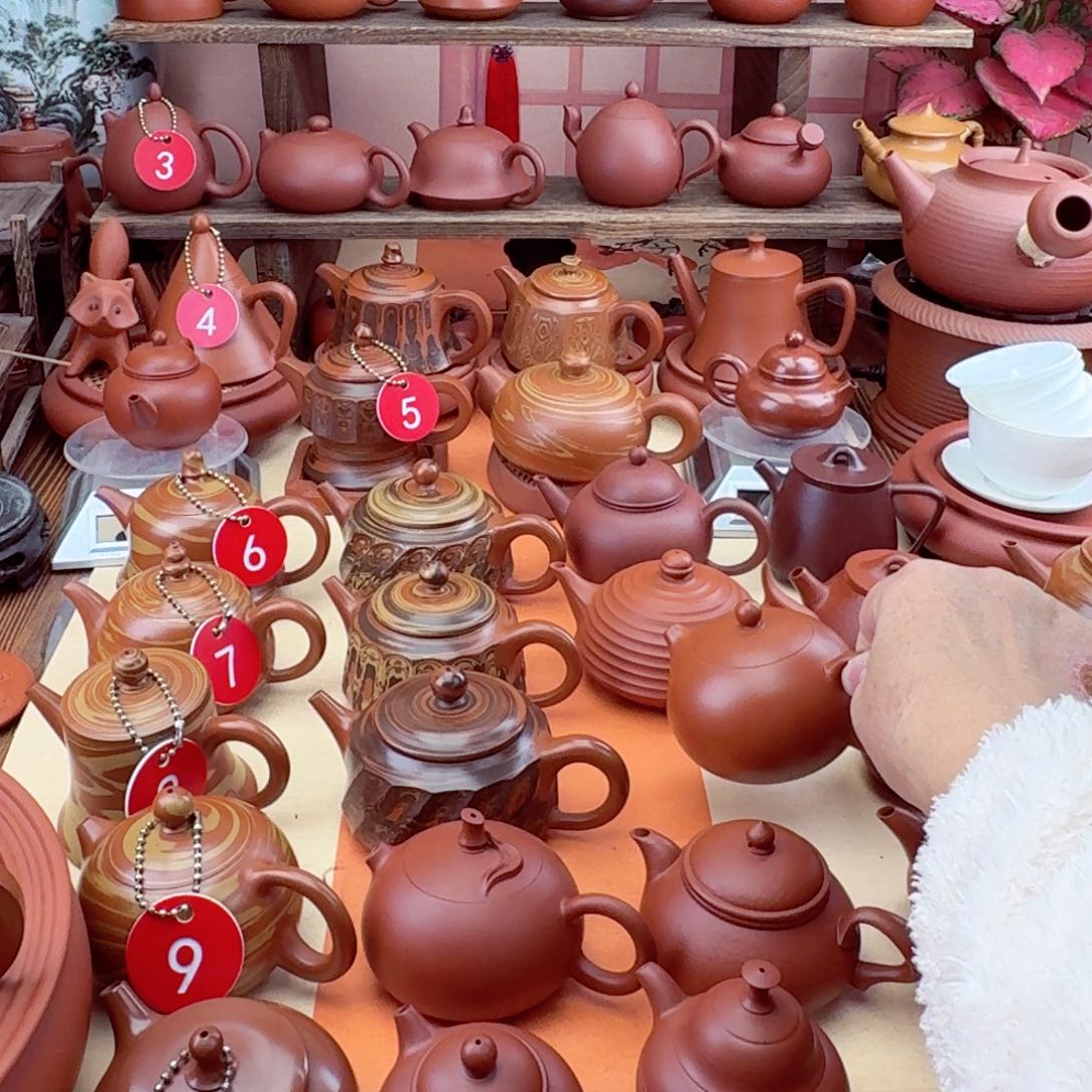 紫砂茶壶西施120 cc手拉