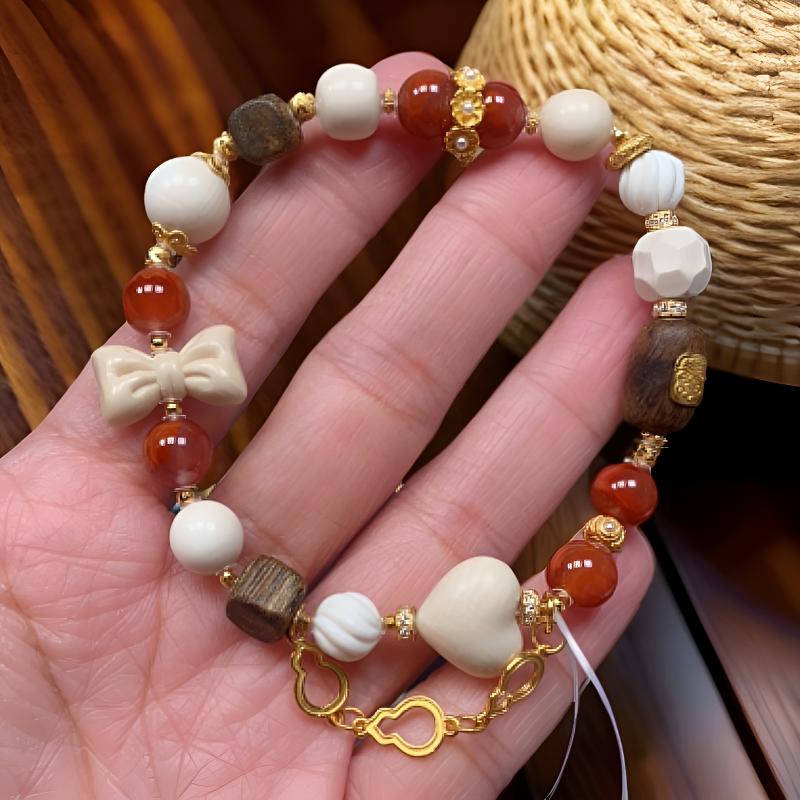 猛犸牙文玩单圈手串