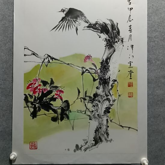 国画西安美院石墨老师作品！