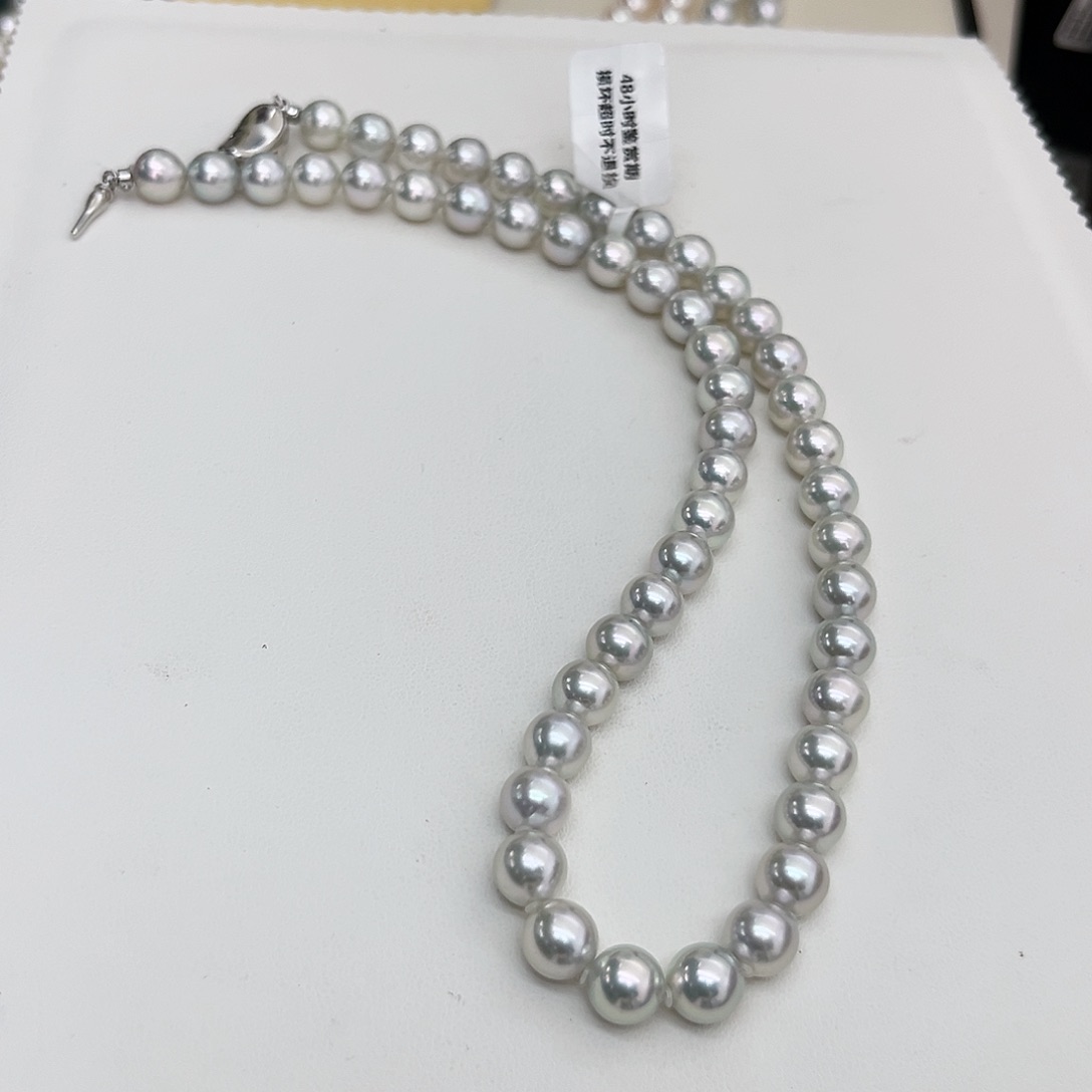 海水珍珠未镶嵌颈饰真科研蓝玫瑰885