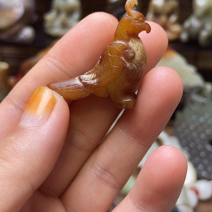 和田玉（糖玉）未镶嵌挂件孟****館