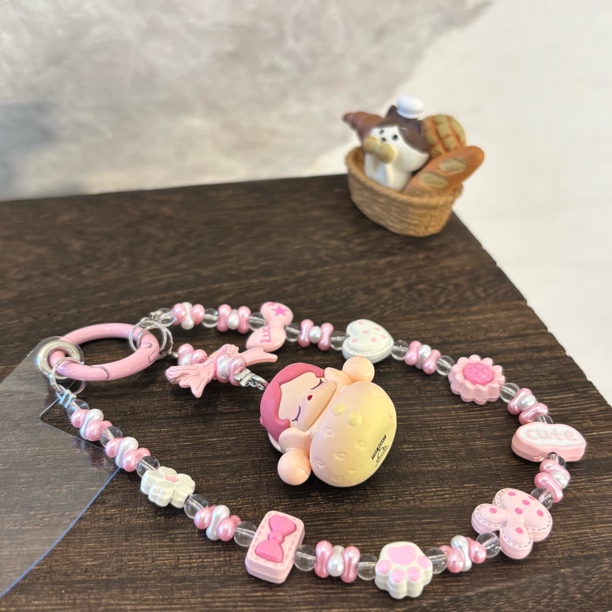 草莓粉头娃娃挂件YS169