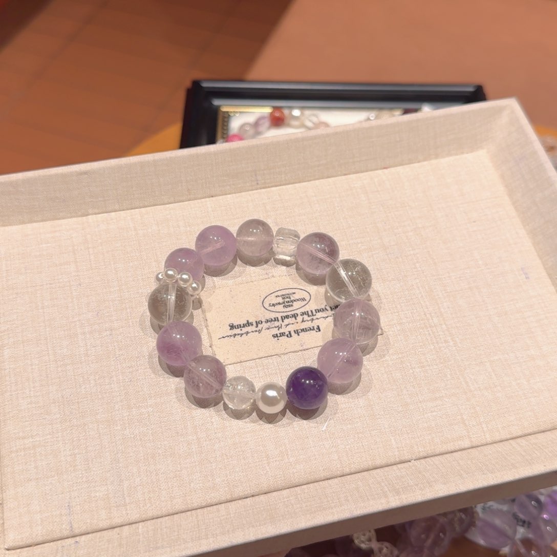 I***y烟晶手链未镶嵌紫