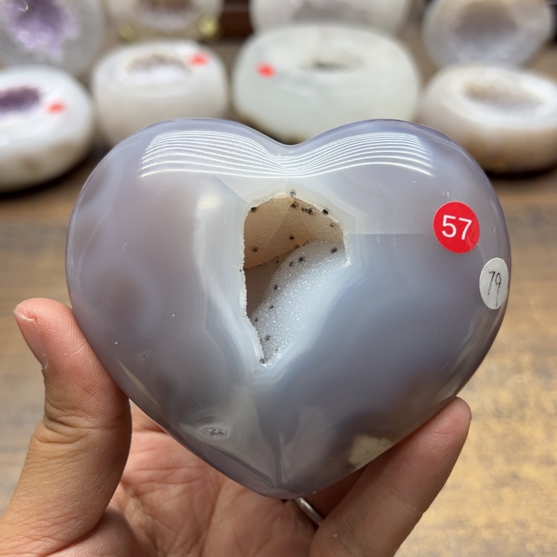 水晶水晶无镶嵌未镶嵌爱心57