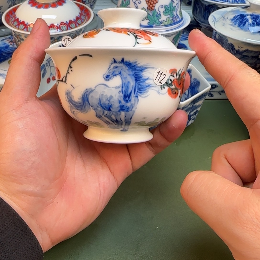 彦祖纯手工手绘茶具112