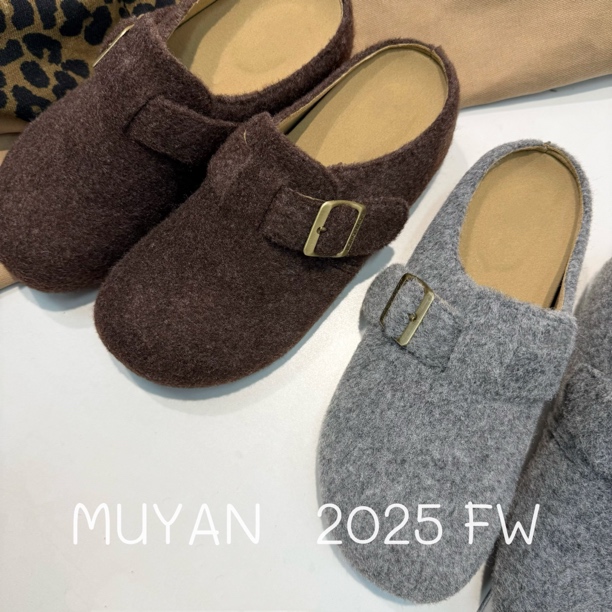 MY—内增高5厘米卡皮巴拉百搭厚底勃肯拖鞋2025秋季新款包头拖