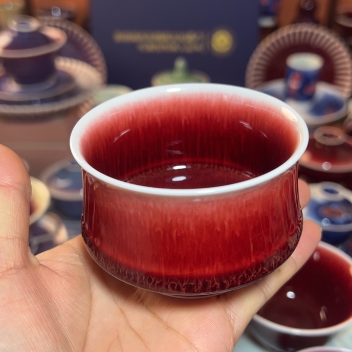 瓷片景德镇品艺轩郎红